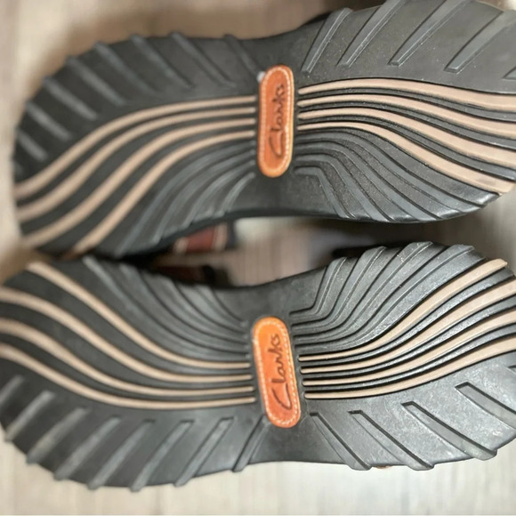 CLARKS sandals men’s size 10 open toe strappy flats - Picture 4 of 6